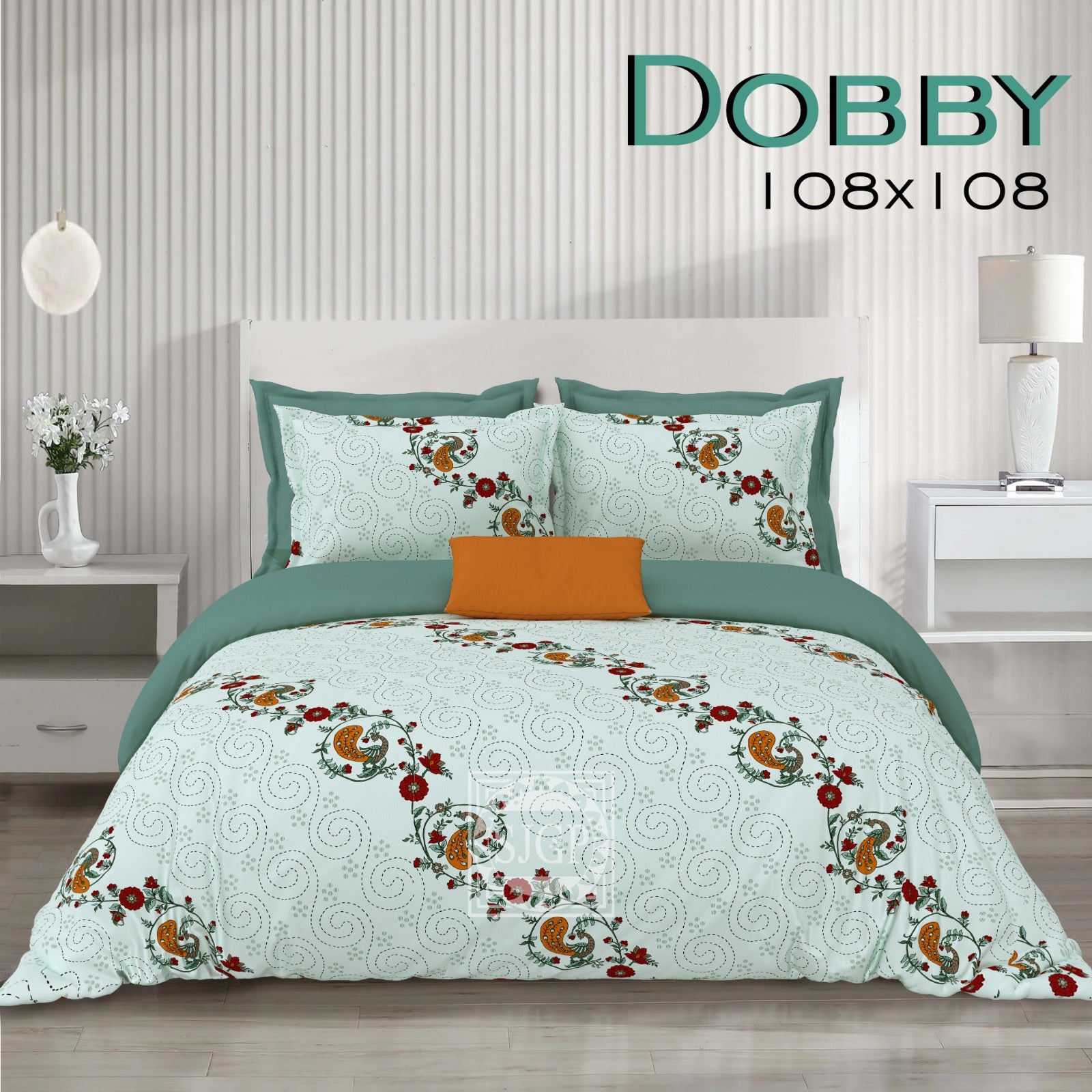DOBBY Double Bed Bedsheet