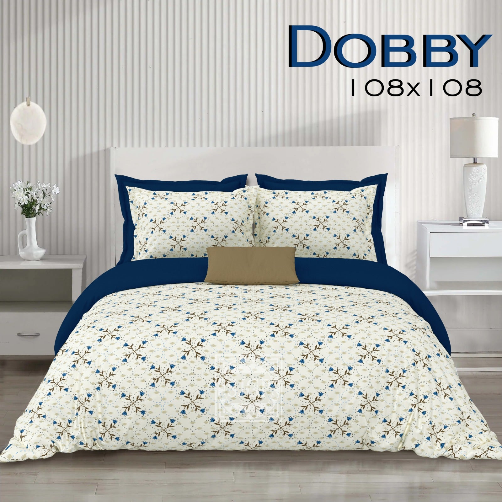 DOBBY Double Bed Bedsheet