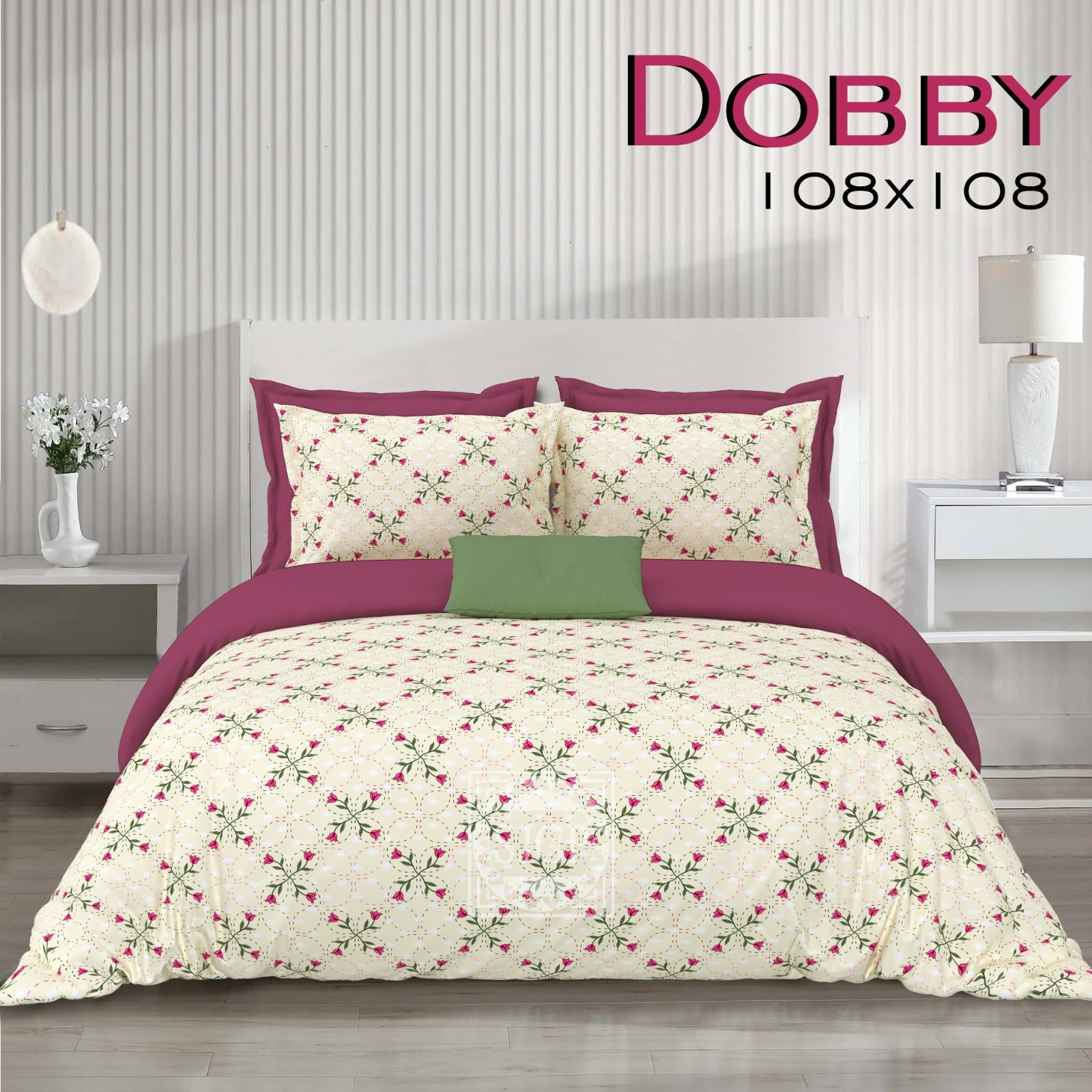 DOBBY Double Bed Bedsheet