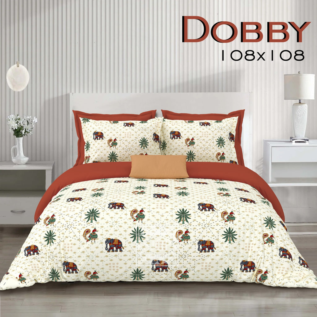 DOBBY Double Bed Bedsheet