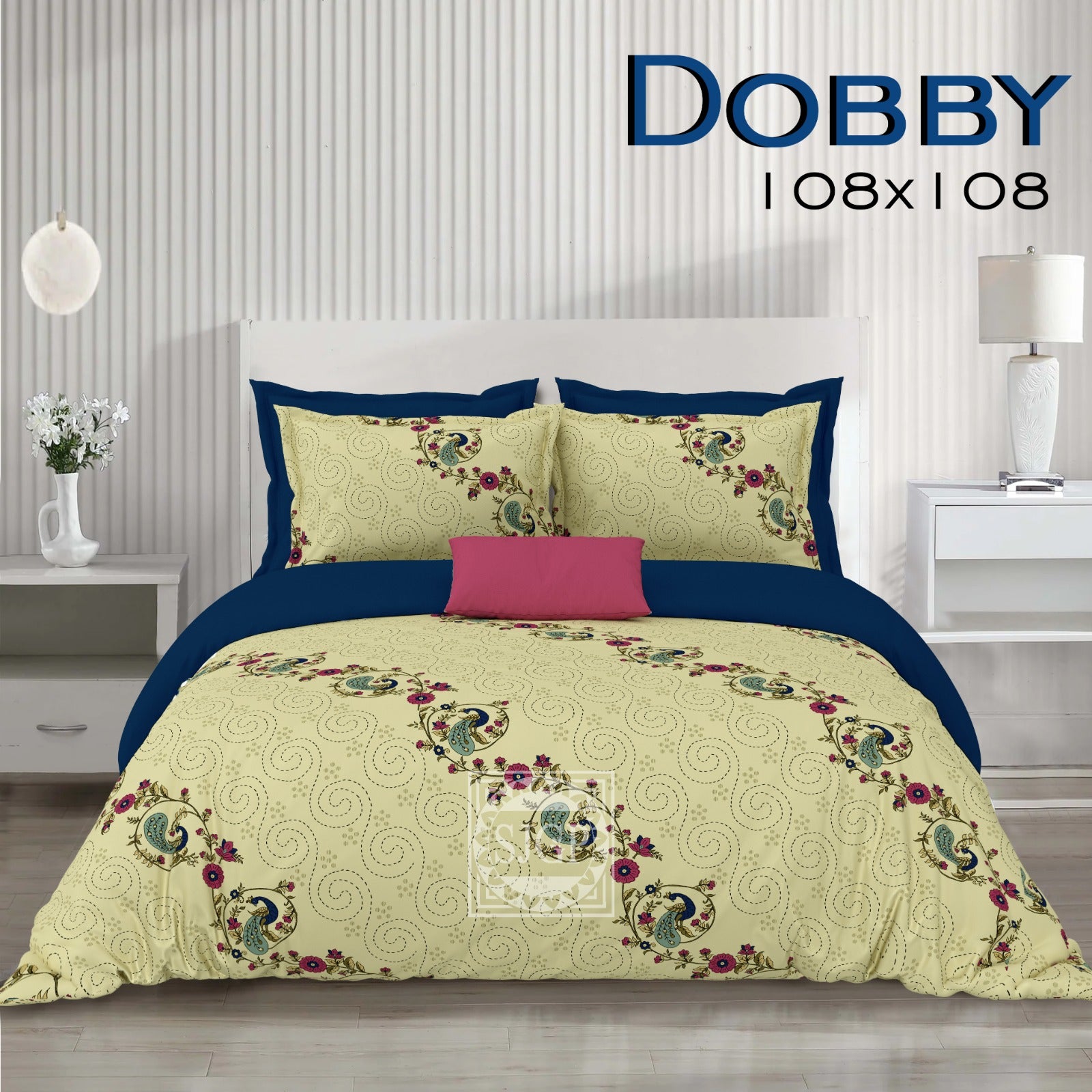 DOBBY Double Bed Bedsheet