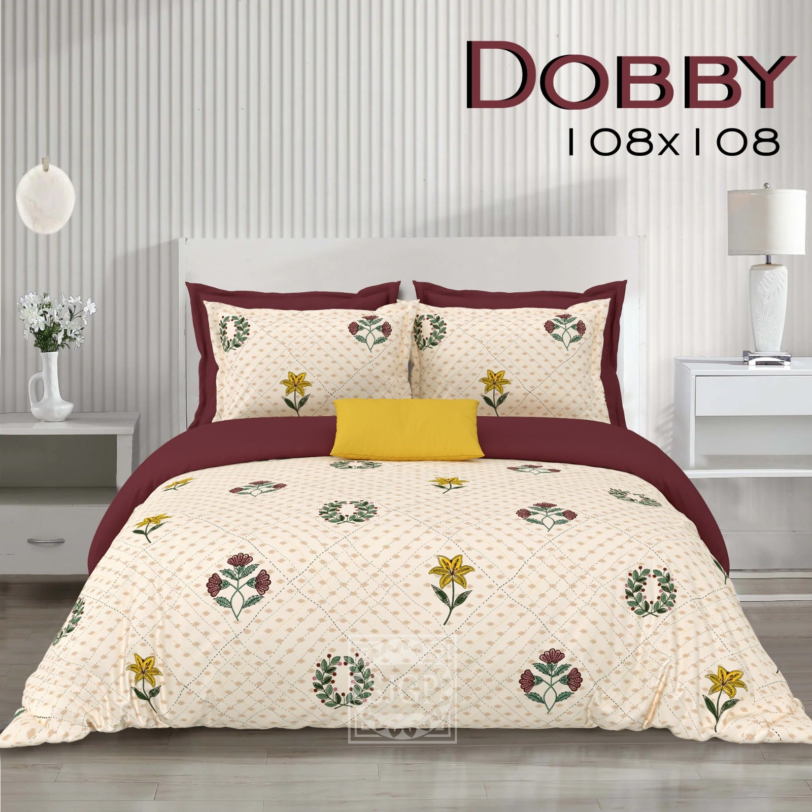 DOBBY Double Bed Bedsheet