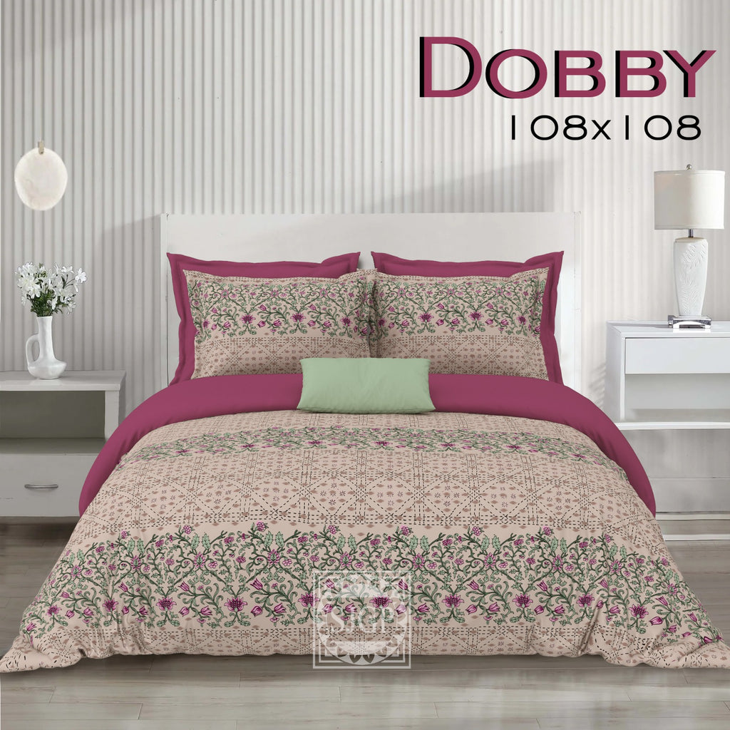DOBBY Double Bed Bedsheet