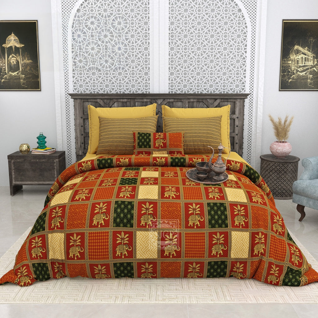 BAGRU GOLD Double Bedsheet