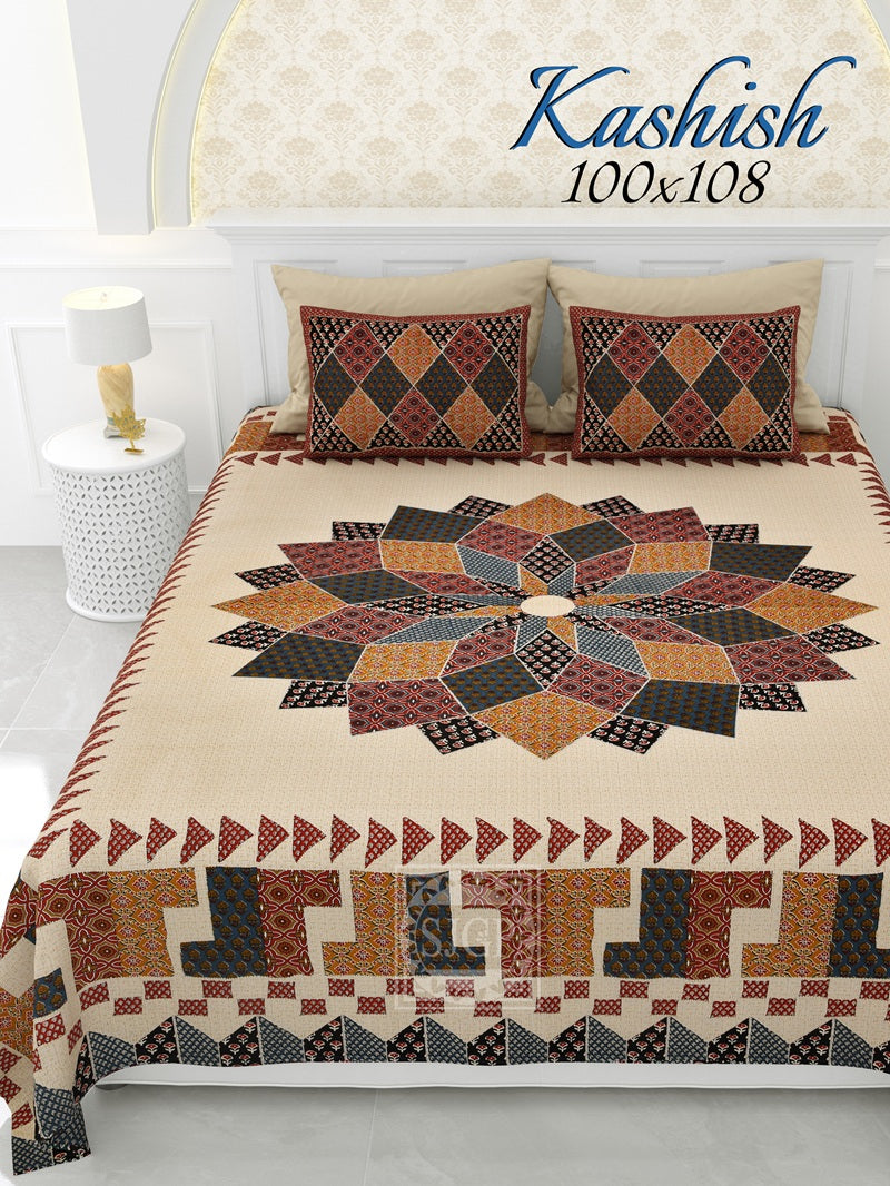 KASHISH Double Bedsheet