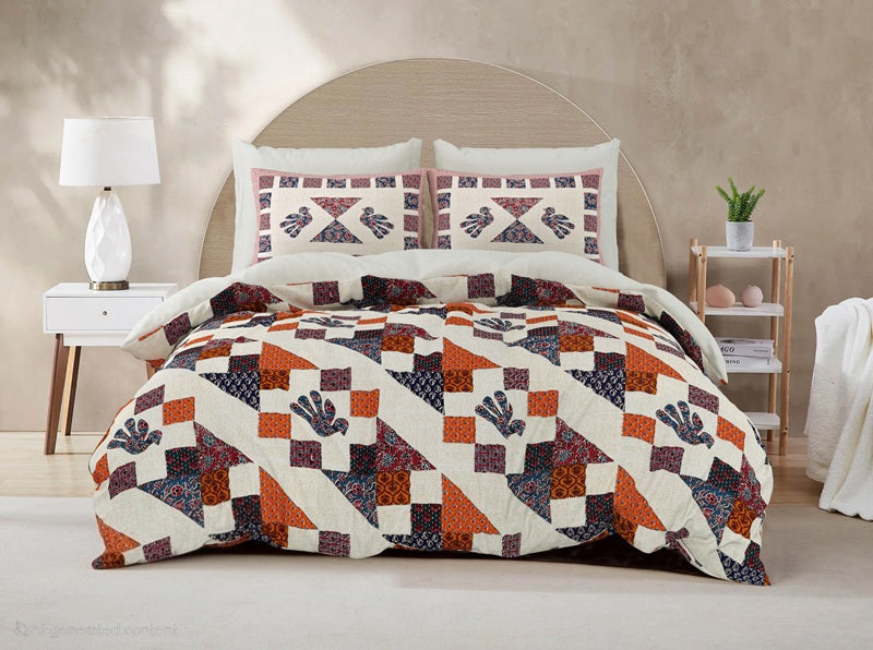 AJRAK Double Bedsheet