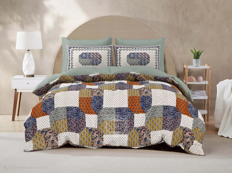 AJRAK Double Bedsheet