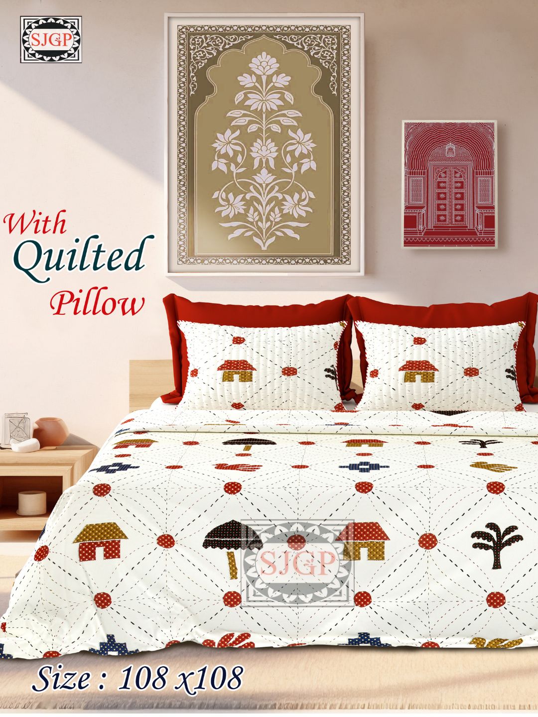 URBANIA Double Bed Bedsheet