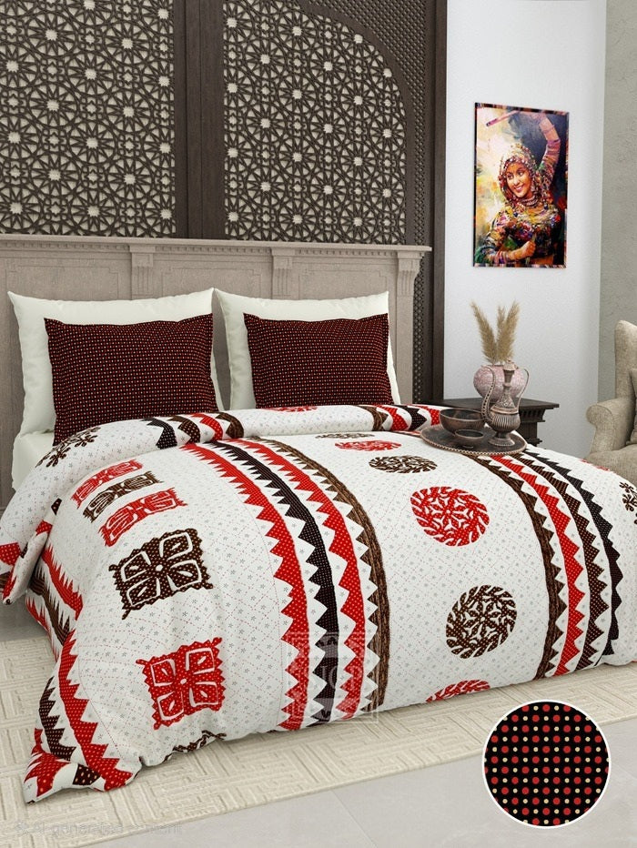 GUJRI PATCH Double Bed Bedsheet